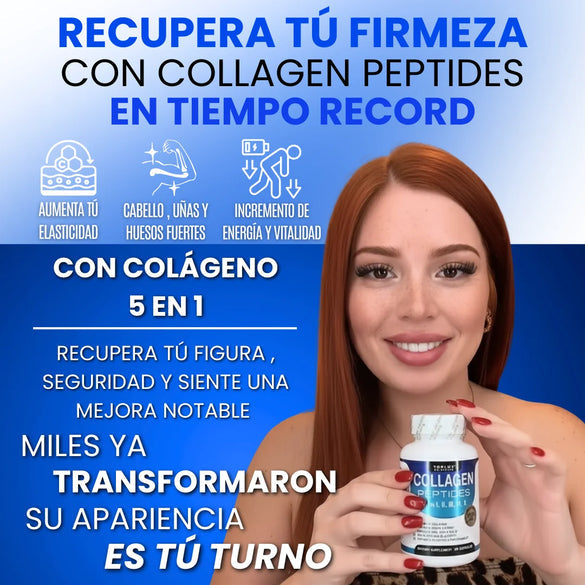 COLAGENO PEPTIDES 5 TIPOS 60 CAPSULAS