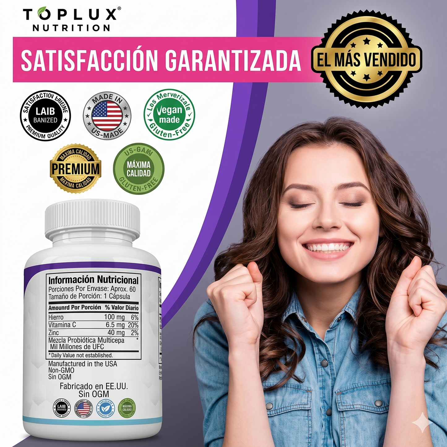 COLAGENO PEPTIDES 5 TIPOS 60 CAPSULAS