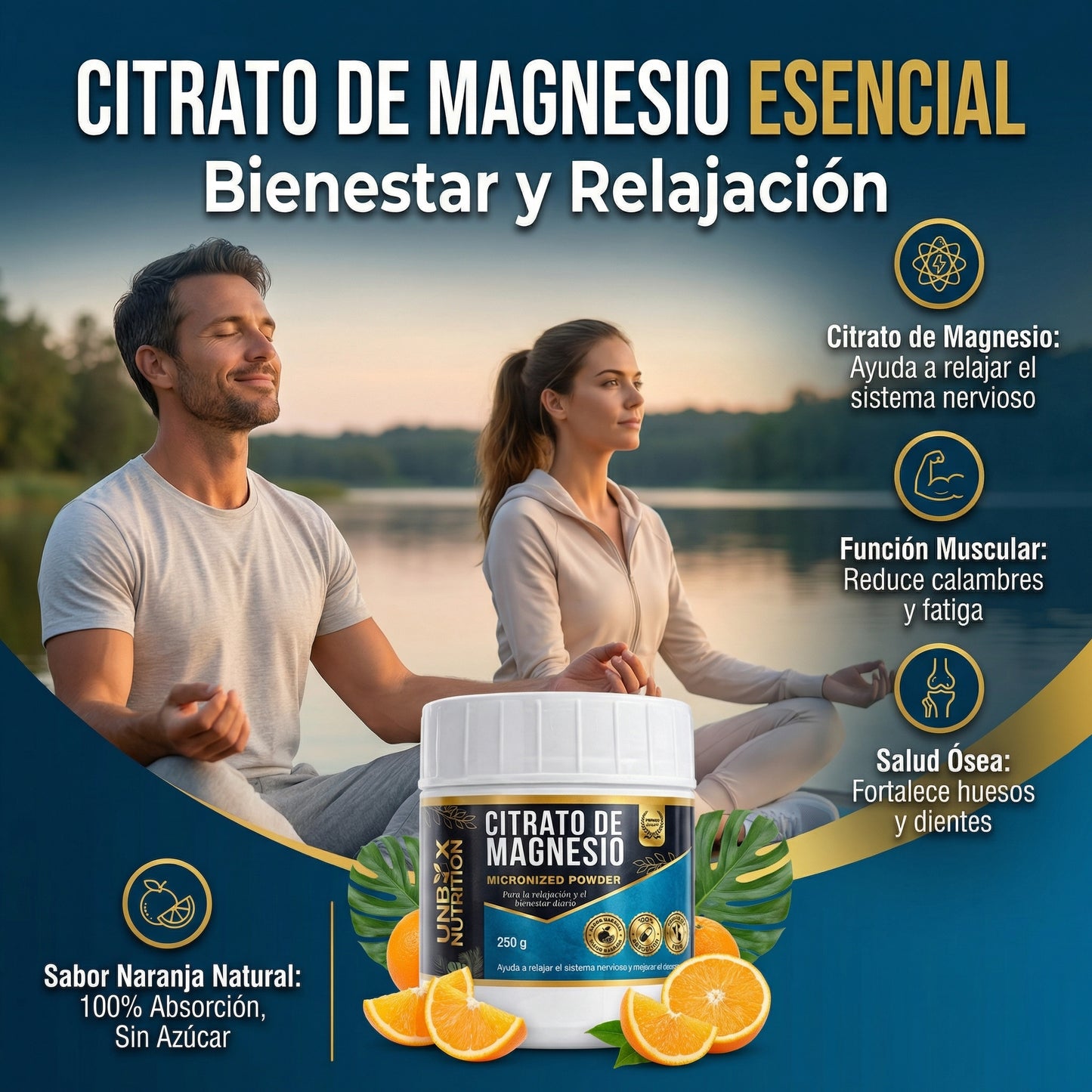 CITRATO DE MAGNESIO MICRONIZADO DE 250G