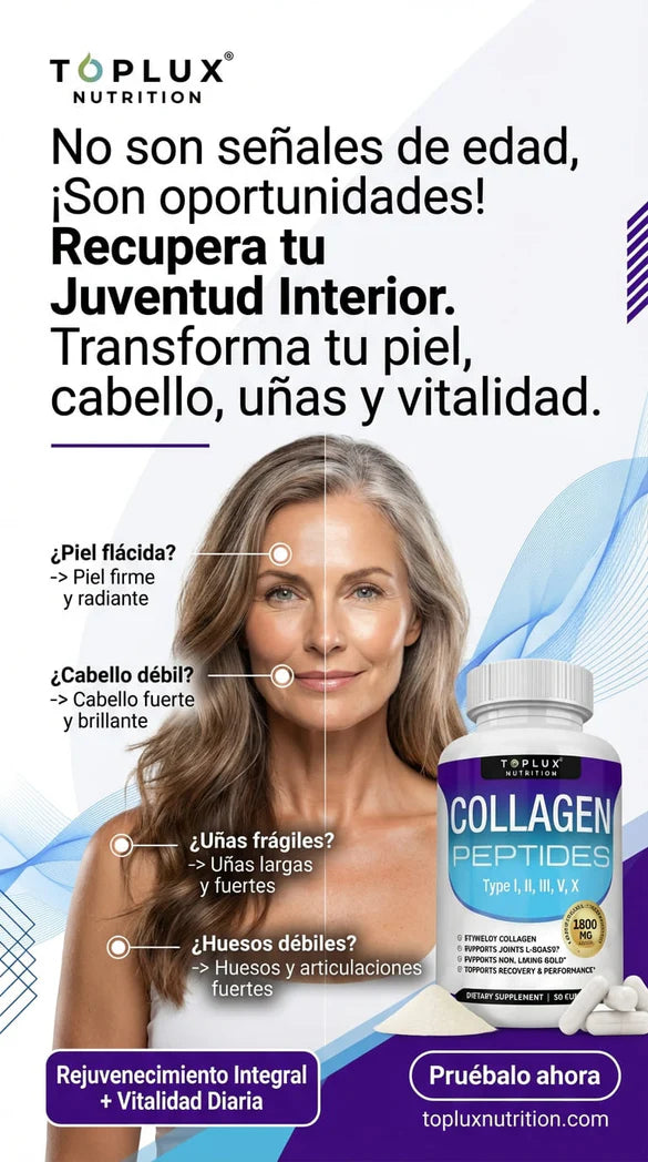 COLAGENO PEPTIDES 5 TIPOS 60 CAPSULAS