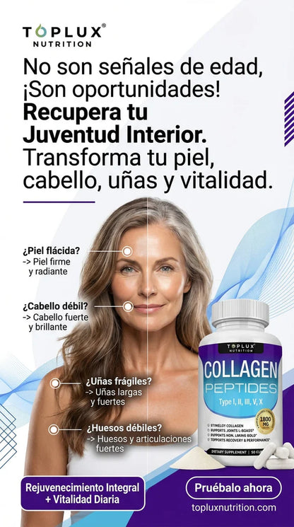 COLAGENO PEPTIDES 5 TIPOS 60 CAPSULAS