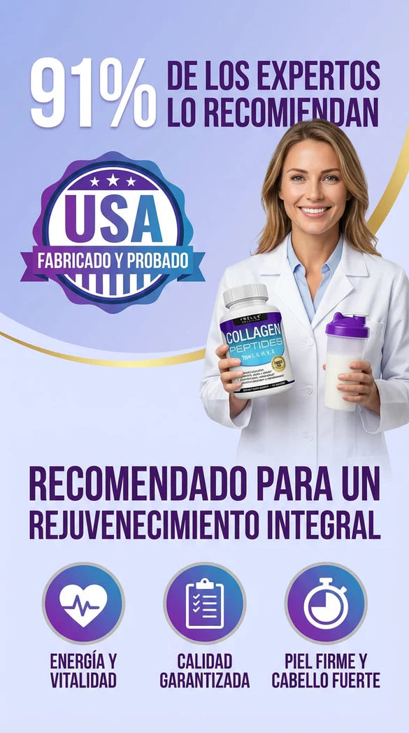 COLAGENO PEPTIDES 5 TIPOS 60 CAPSULAS